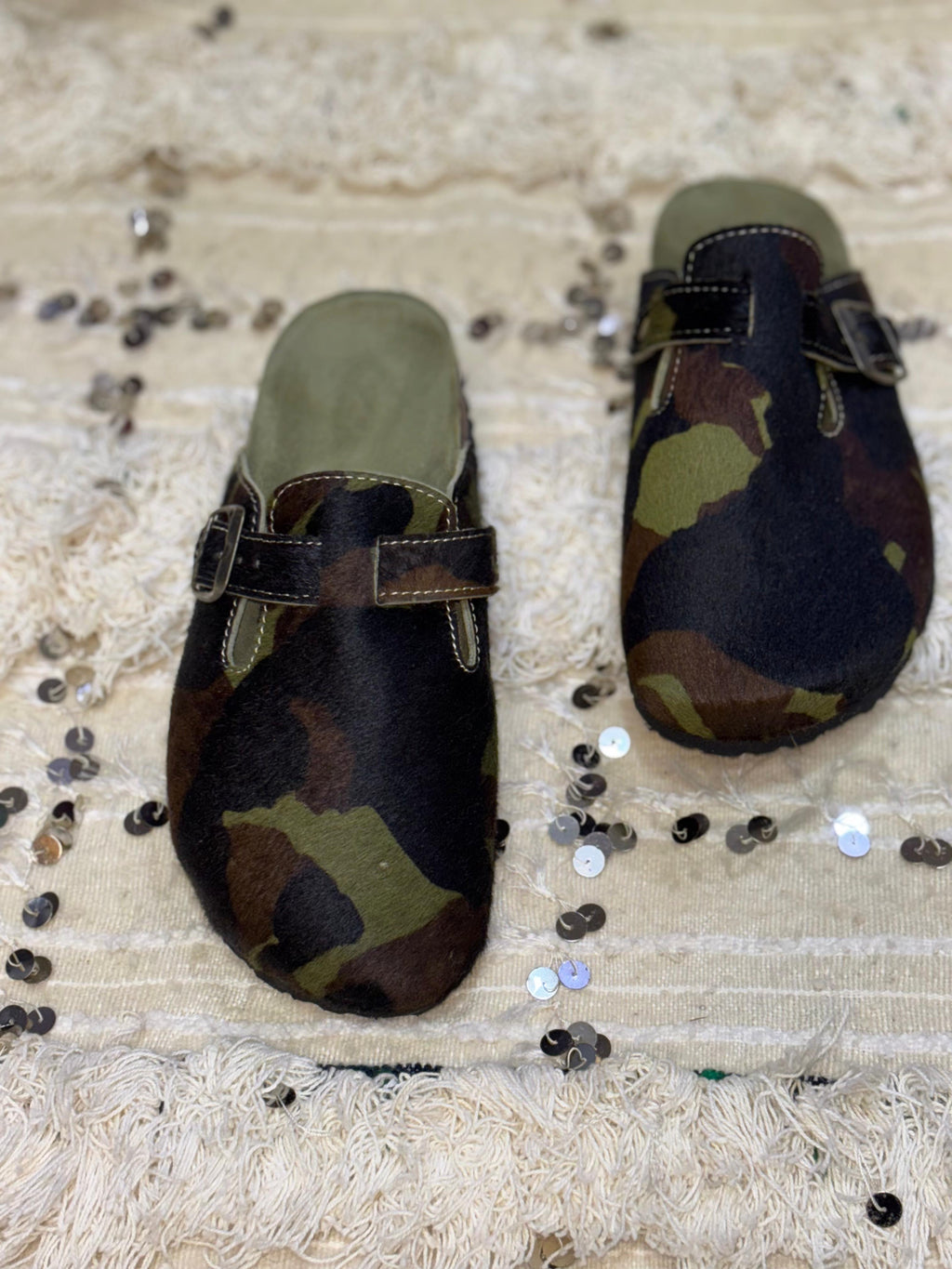 Birkenstock Boston military leather