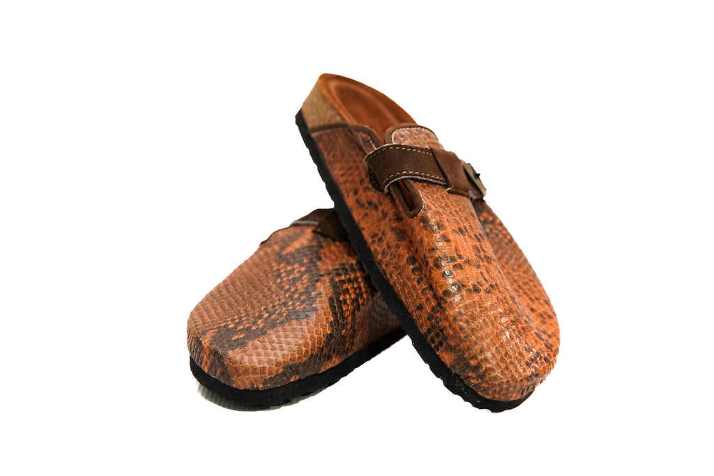 Birkenstock Boston animal print leather