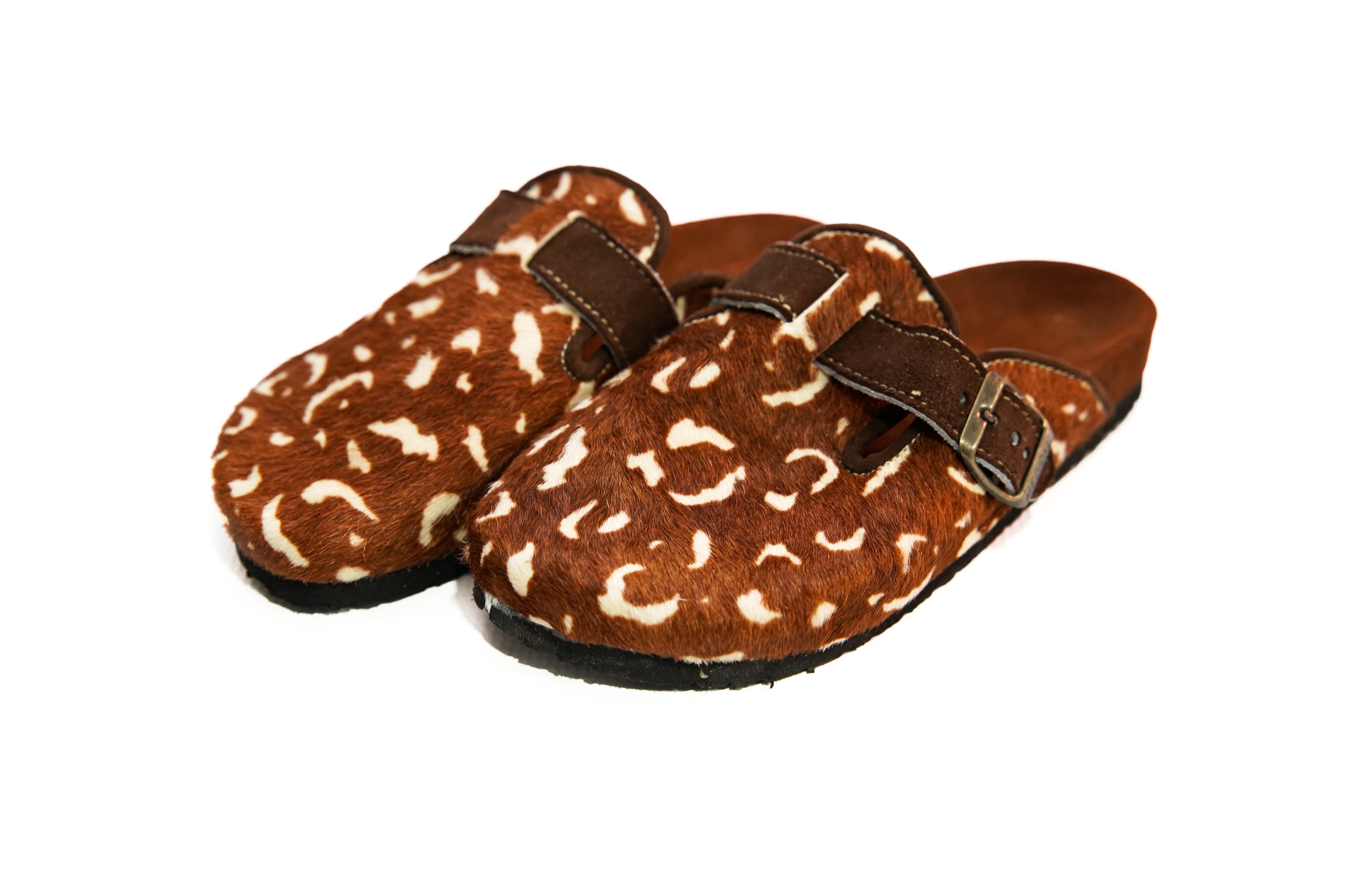 Birkenstock Boston animal print