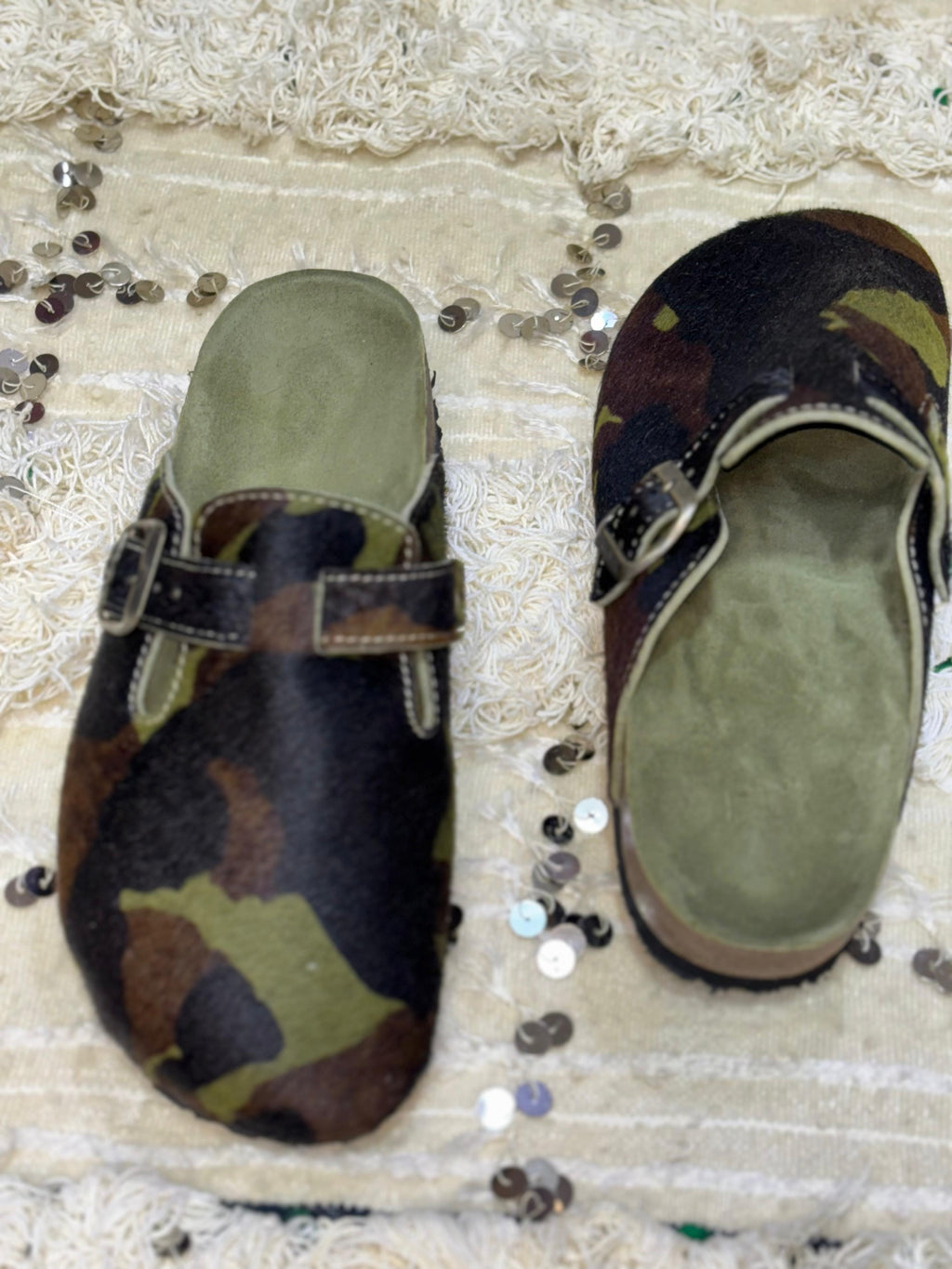 Birkenstock Boston military leather