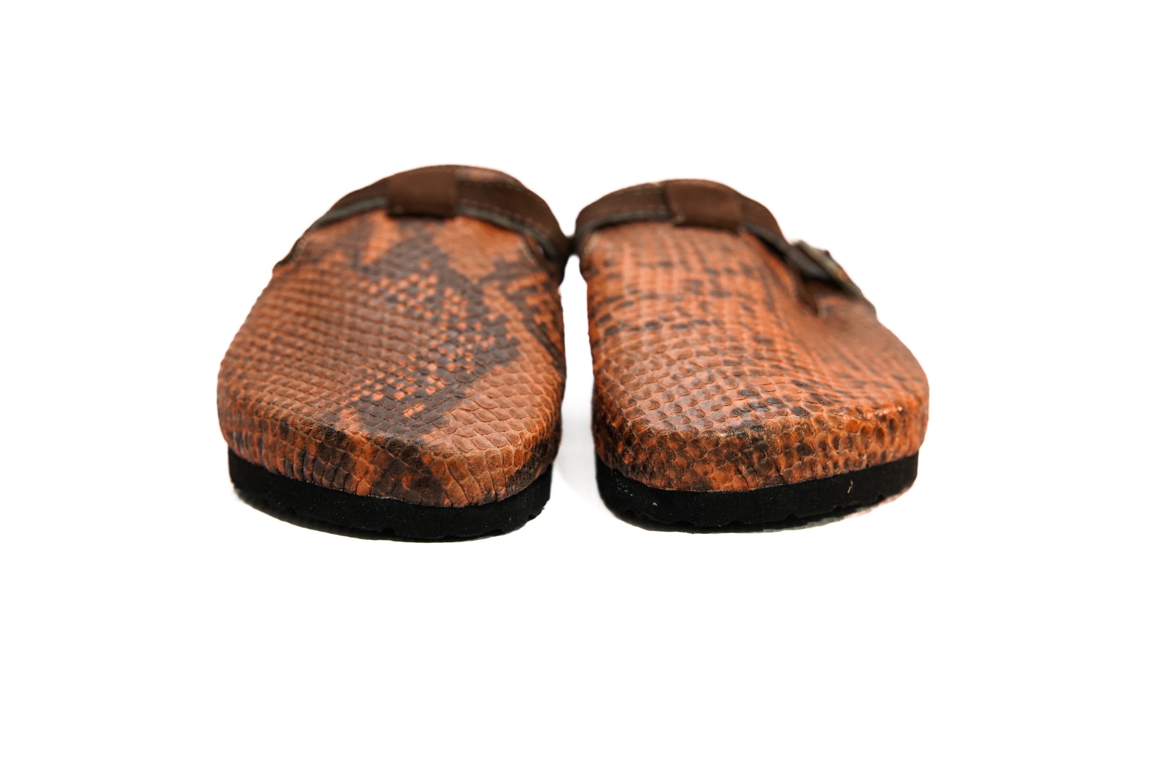 Birkenstock Boston animal print leather