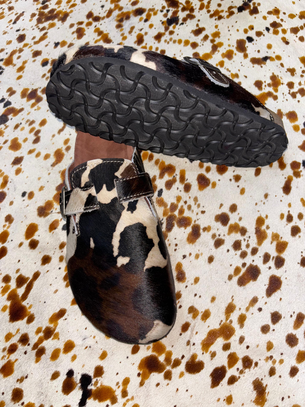 Birkenstock Boston Vacca animal print