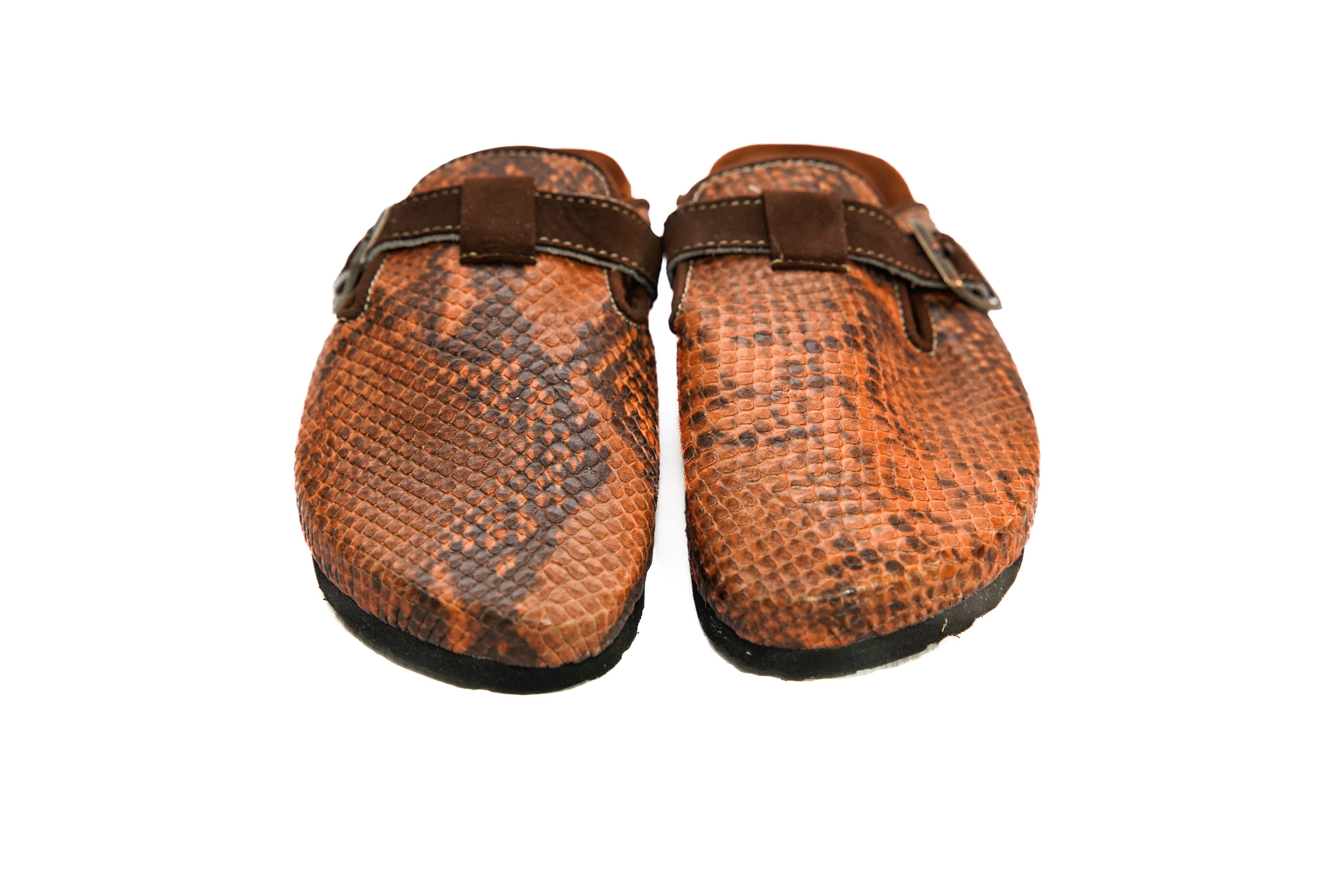 Birkenstock Boston animal print leather
