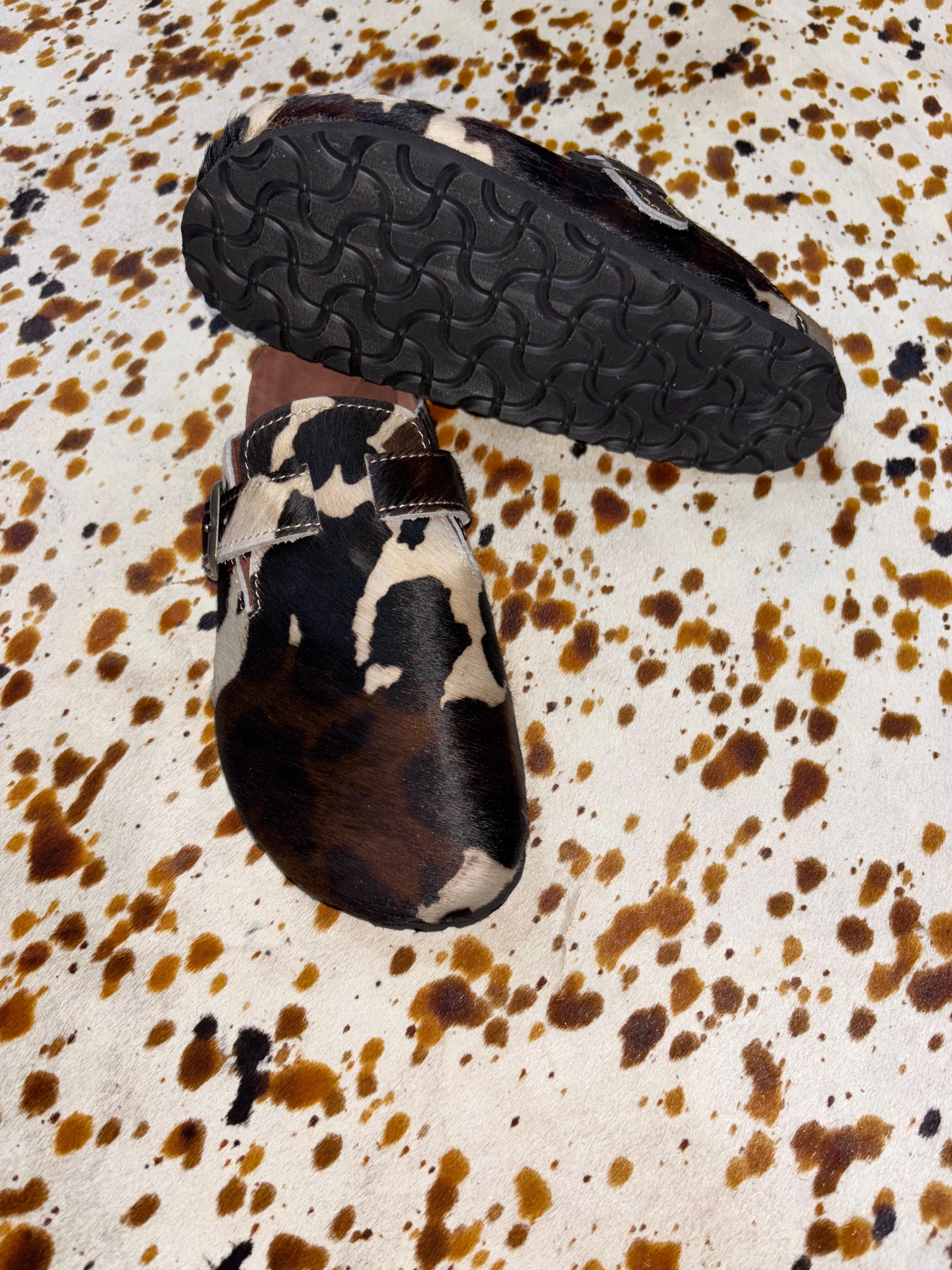 Birkenstock Boston Vacca animal print