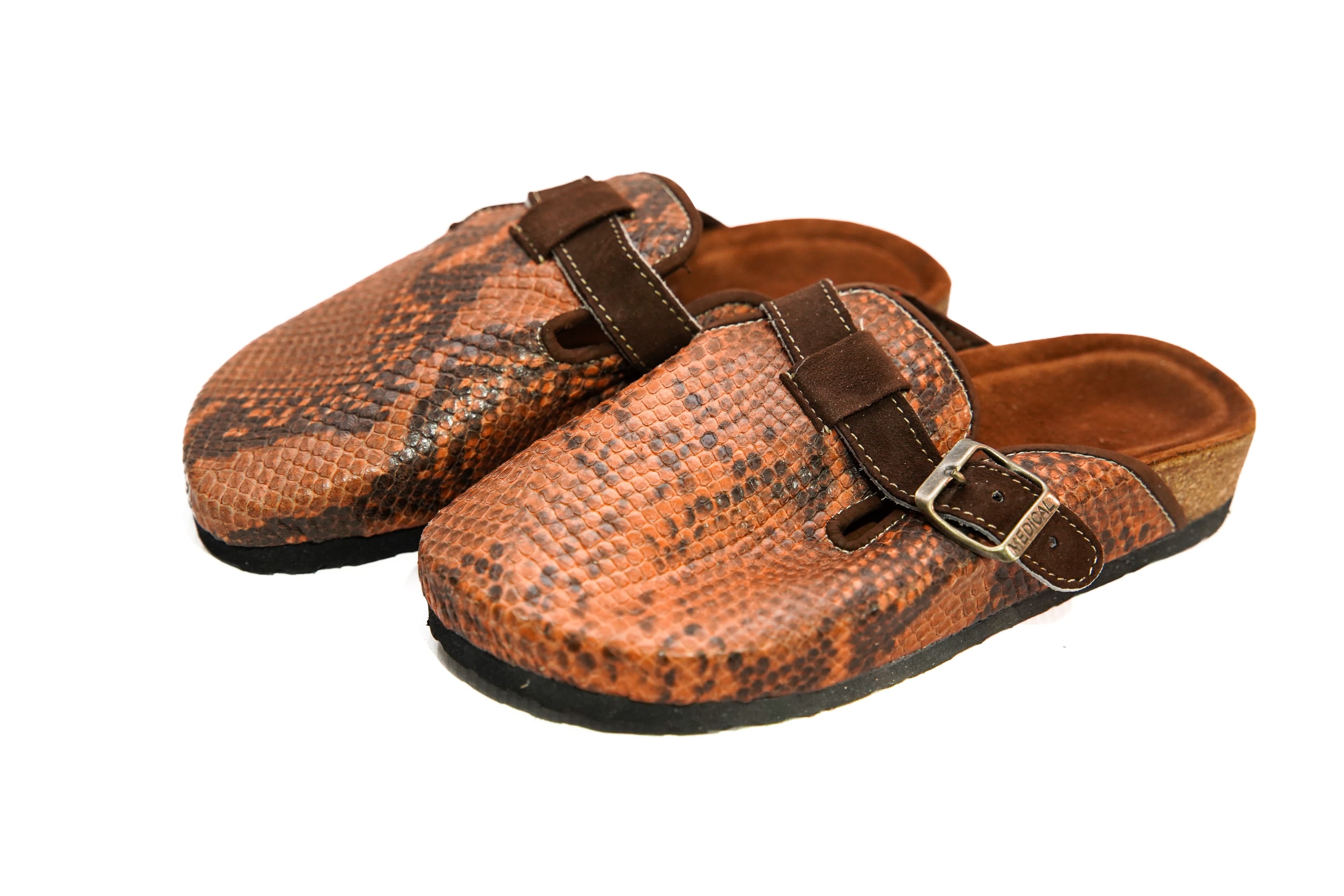 Birkenstock Boston animal print leather