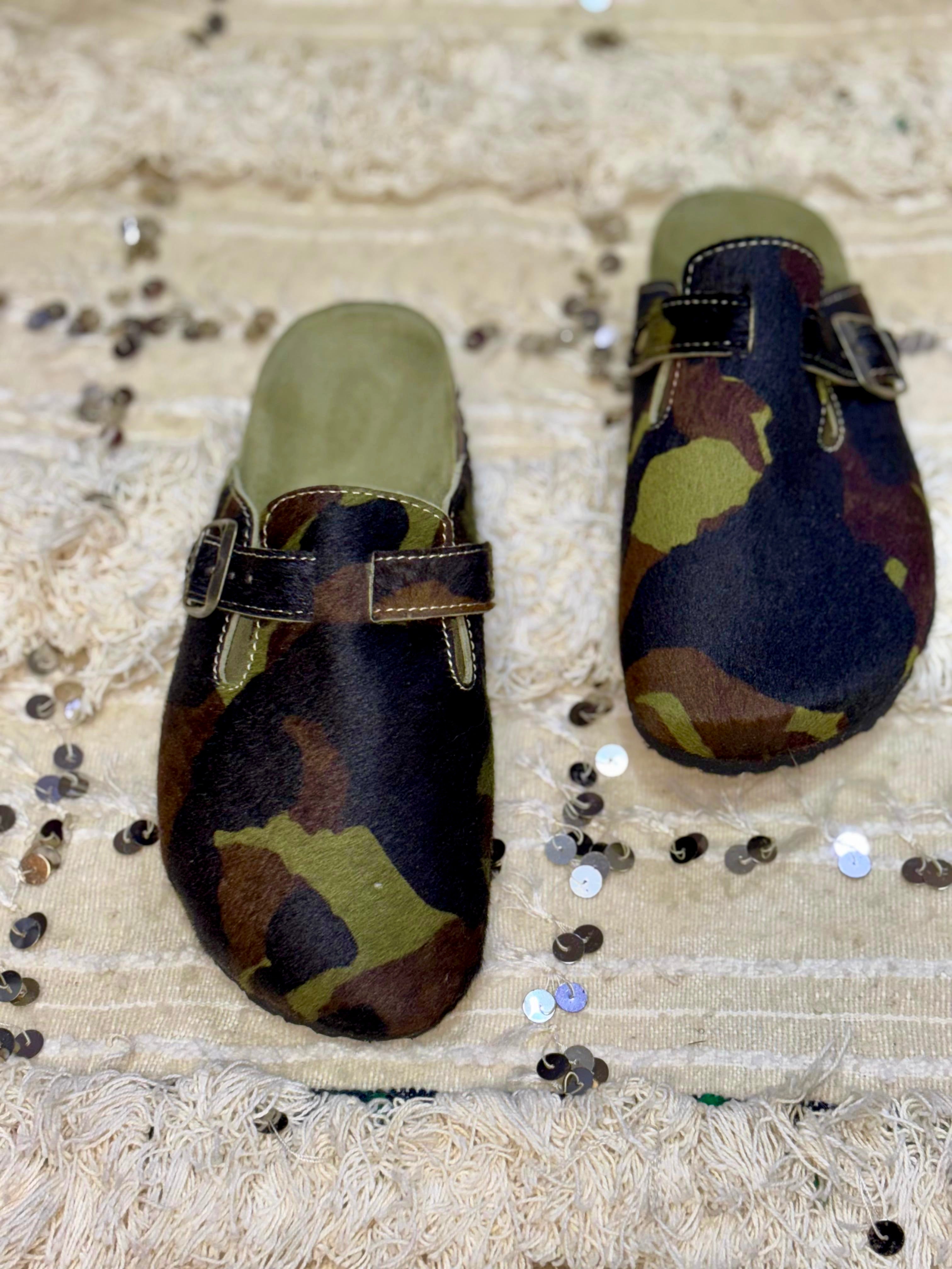 Birkenstock Boston military leather