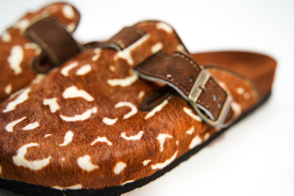 Birkenstock Boston animal print